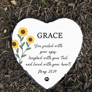 Pet Memorial Stone, Personalized Burial Marker, Cat Memorial Stone, Pet loss Plaque Marker Memorial Gift SD-19