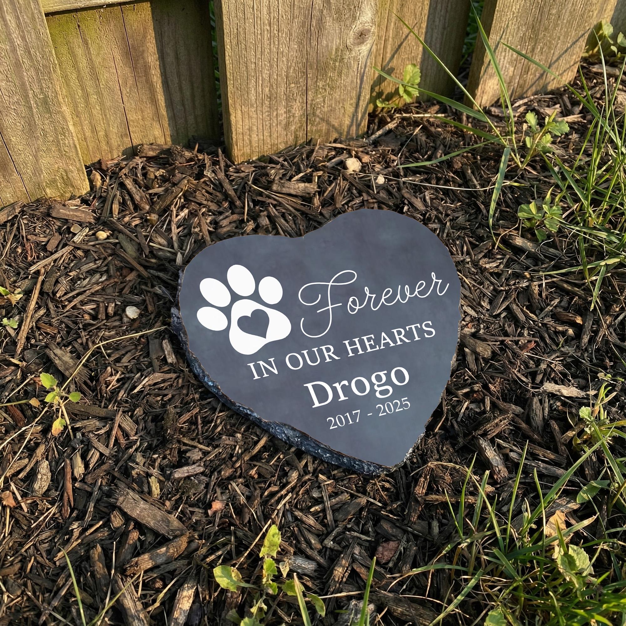 Personalized Pet Memorial Stone: Dog Loss Sympathy Gift SD-23 - Etsy