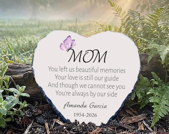Personalized Memorial Stone for Mom: Sympathy Garden Gift SD-103