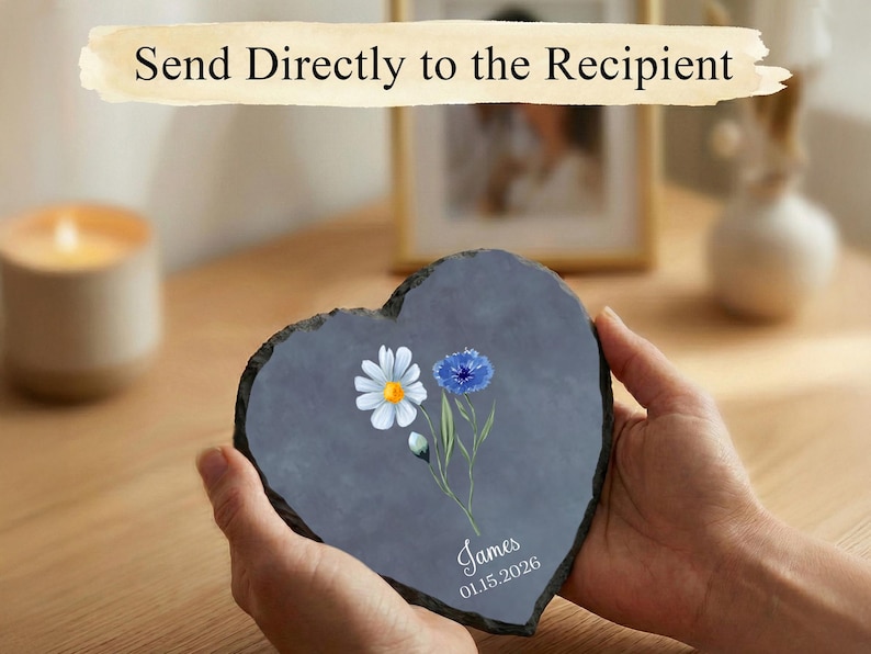 Forget Me Not Baby Memorial Stone, Miscarriage Gift, Infant Loss Plaque image 4