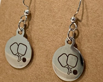 Pickleball Paddel Ohrringe