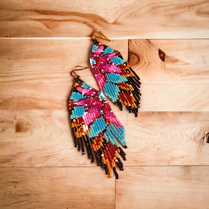 Floral earrings