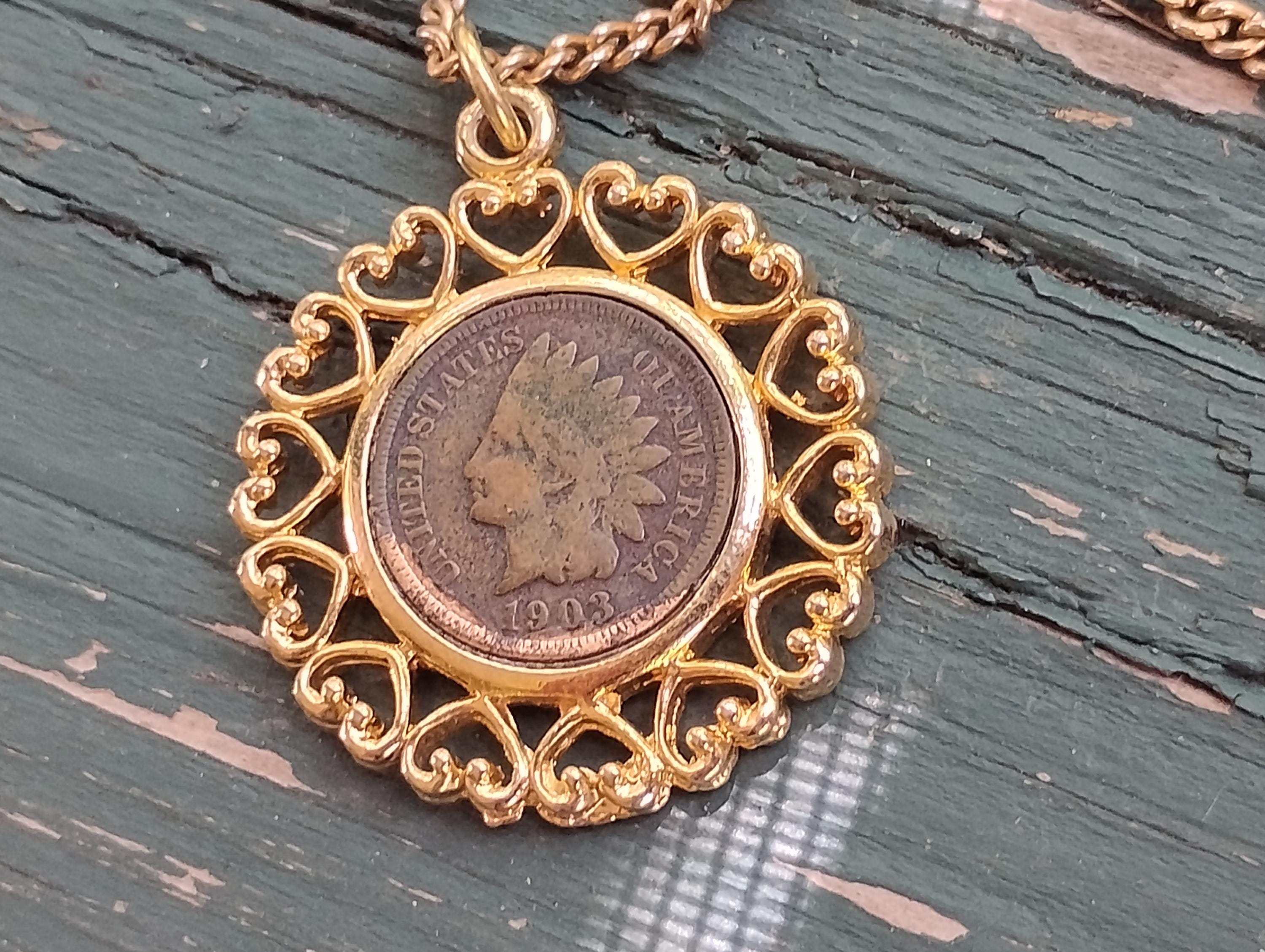 ネックレス・ペンダント Coranntotte 1903 Penny Pendant - Etsy