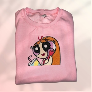 sweatshirt/ Cute embroidery Crewneck/ sweatshirt/ hoodie/ embroidery