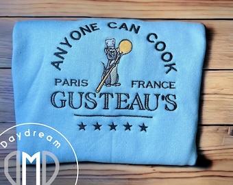 Sweatshirt, hoodie, custom orders, Embroidery Crewneck/ sweatshirt/ hoodie /anyone can cook