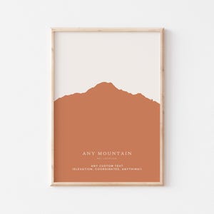 Mont Blanc Kunstdruck, Mont Blanc Druck, Mont Blanc Poster, Mont Blanc Wandkunst, Bergdruck, Nepal, Boho Minimalistischen Druck