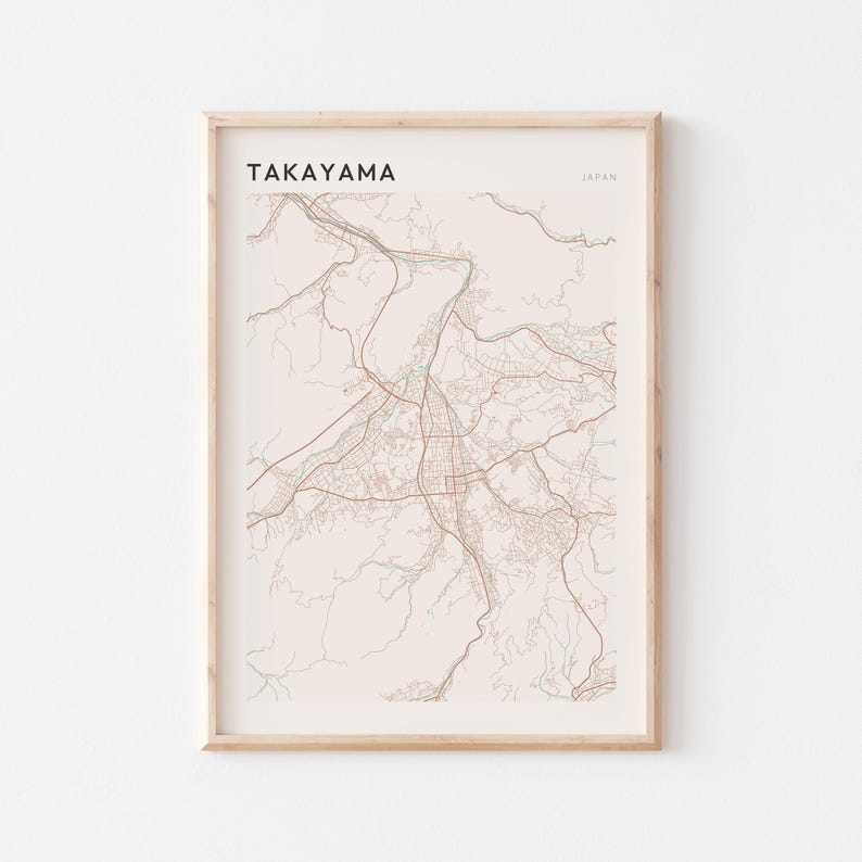 Takayama Map Poster Takayama Print Takayama Poster Takayama Wall Art takayama-map-poster-takayama-print-takayama-poster-takayama-wall-art