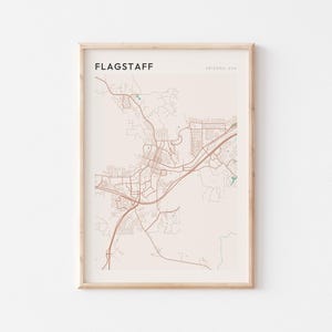 Flagstaff Map Poster, Flagstaff Print, Flagstaff Poster, Flagstaff Wall Art, Arizona, Travel Gift, Farmhouse Wall Decor