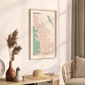 Berkeley Map Poster, Berkeley Print, Berkeley Poster, Berkeley Wall Art ...
