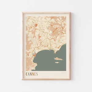 Rokoko Karte Frankreich, Frankreich Frankreich, Paris Stadtbild, Frankreich, Stadtansicht-Kunstdruck