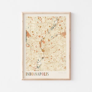 Indianapolis Map Poster, Indianapolis Wall Art, Indianapolis City Map, Indianapolis Print, Indianapolis Poster, Indianapolis Indiana