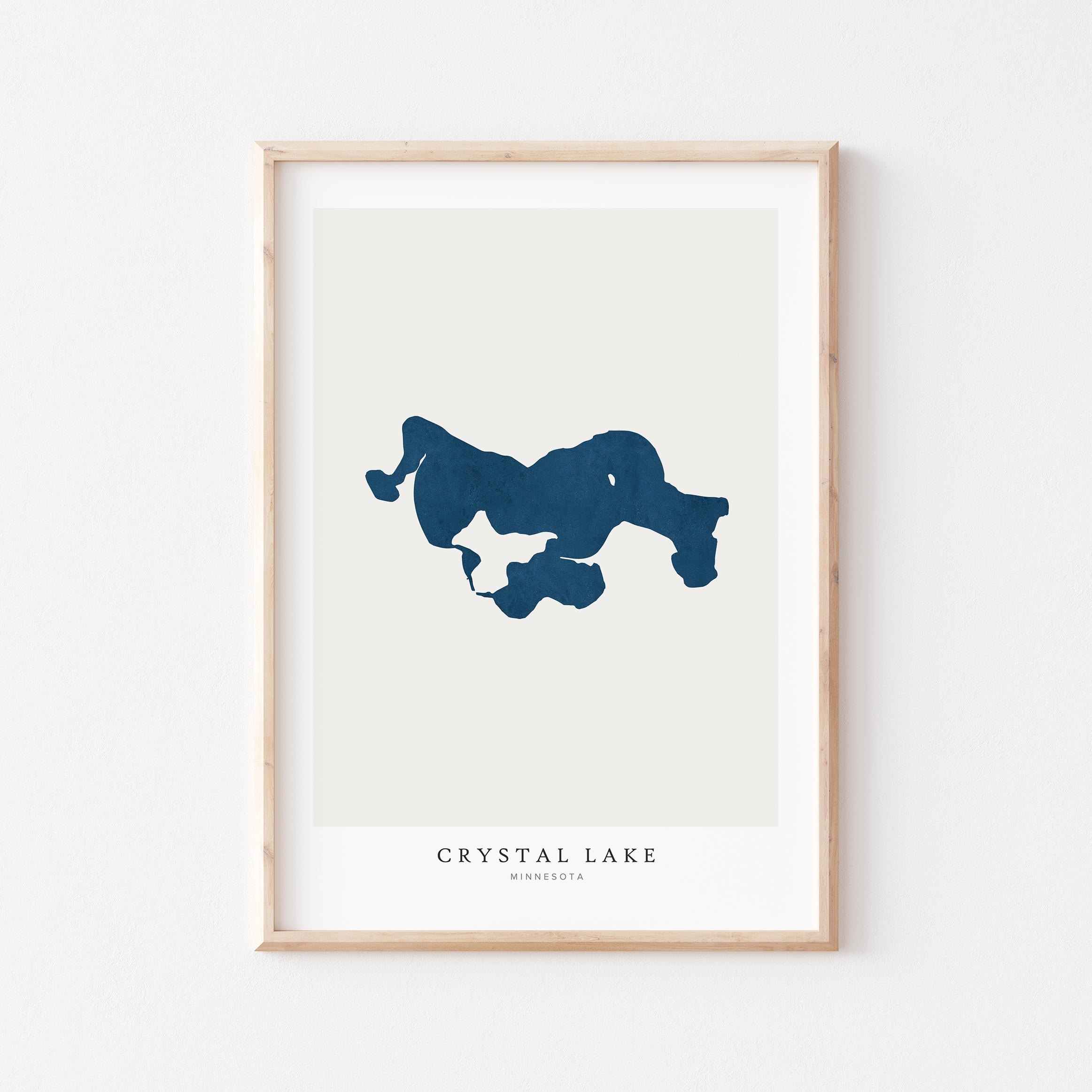 Crystal Lake, Crystal Lake Print, Crystal Lake Poster, Crystal