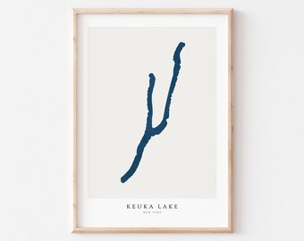 Keuka Lake, Keuka Lake Print, Keuka Lake Poster, Keuka Lake Art, Lake Wall Art, Lake House Gift, Lake Print, Lake Art, New York