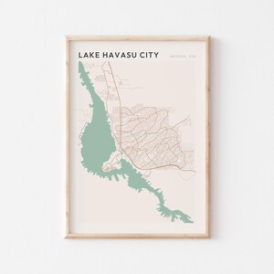 Lake Havasu City Map Poster, Lake Havasu City Print, Lake Havasu City Poster, Lake Havasu City Wall Art, Arizona, Travel Gift, Farmhouse