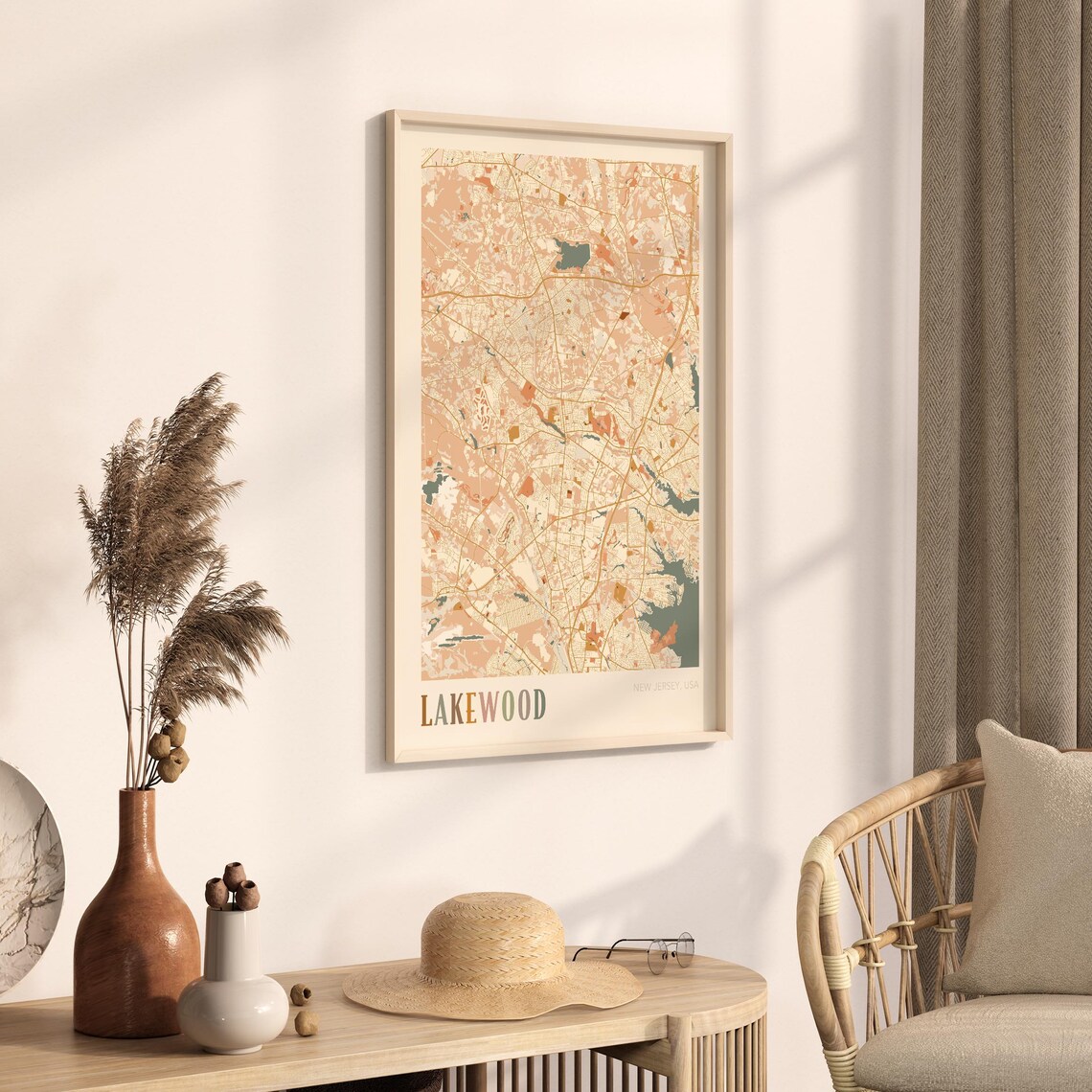 Lakewood Map Poster, Lakewood Print, Lakewood Poster, Lakewood Wall Art ...