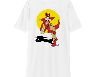 Wild Wolf Men’s premium heavyweight tee