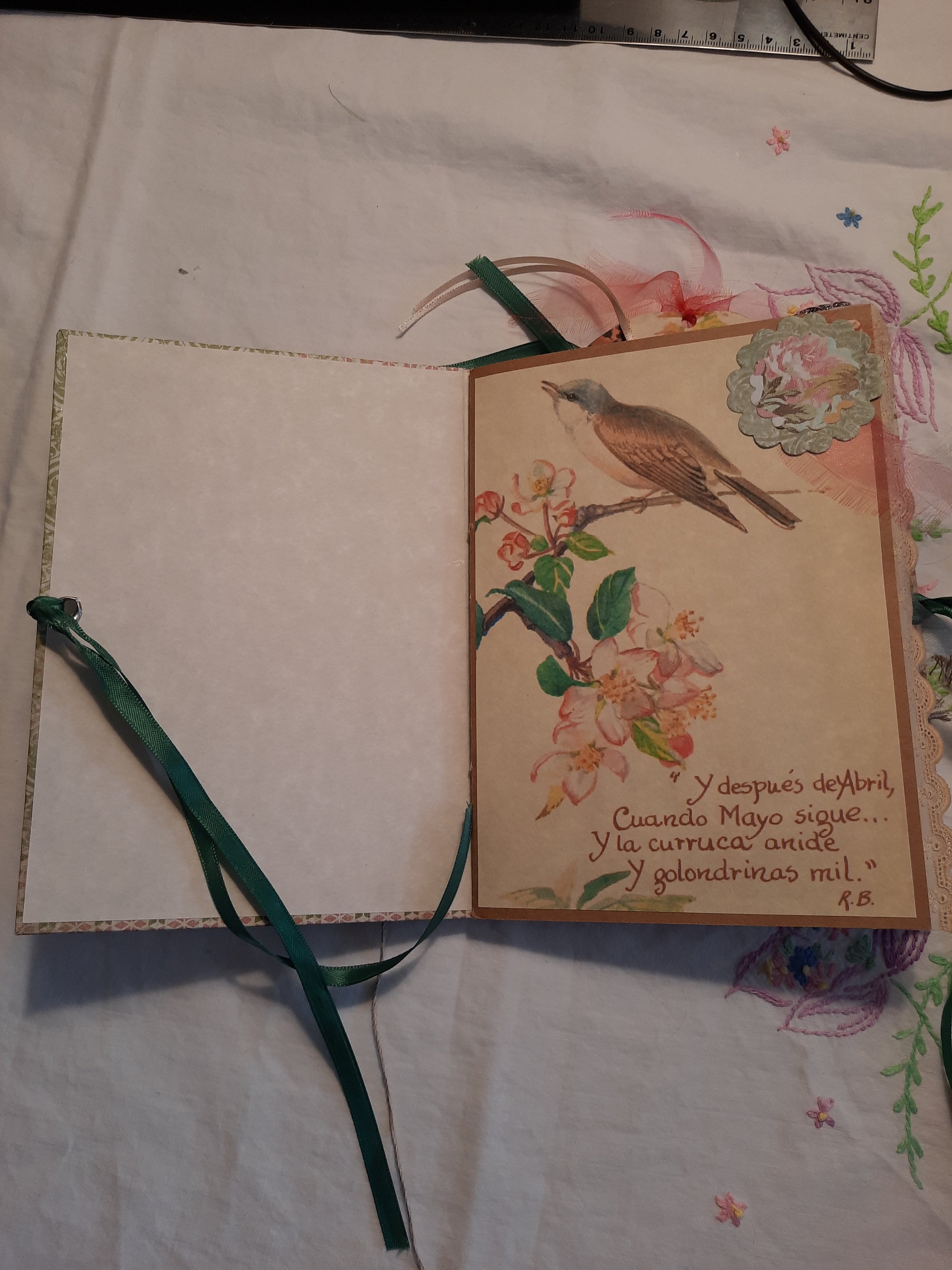 Handmade Junk Journal, Spanish Junk Journal pocketbook Etsy