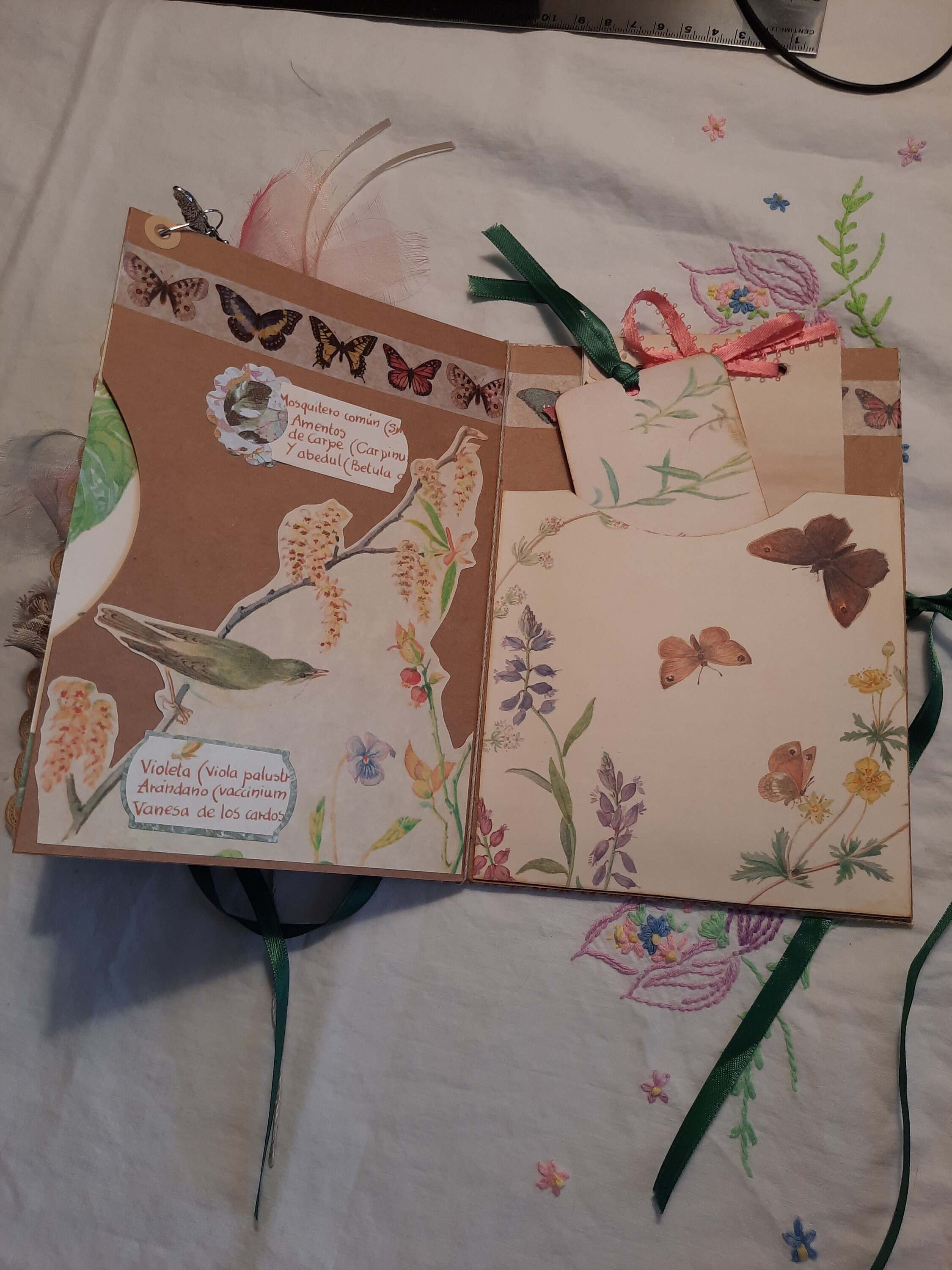 Handmade Junk Journal, Spanish Junk Journal pocketbook Etsy