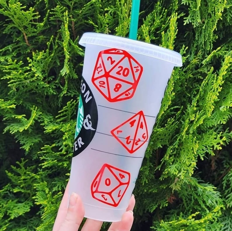 Dungeons and Dragons DND Starbucks Cup Etsy