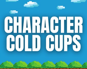 Character Cold Cups | Plumbers, Princesses, and Dragons