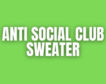 Anti Socials Crew Neck Sweaters