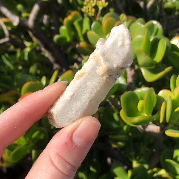 Fairy Quartz Point, Crystal Cluster, Raw Fairy Quartz, Pale Spirit Quartz, Witches Finger Quartz