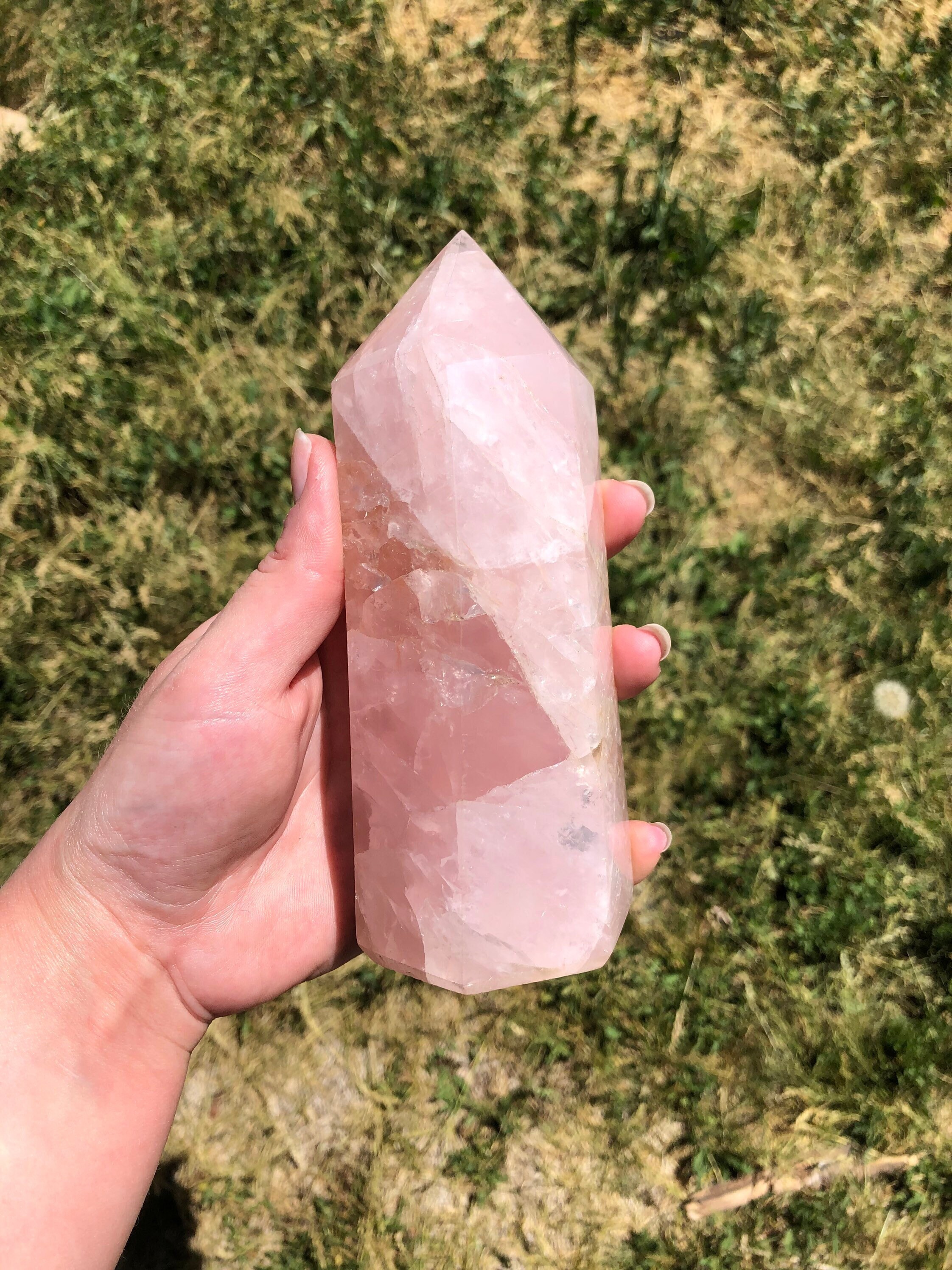 Rose Quartz Tower Large - Etsy Rose Quartz Tower Large - Etsy