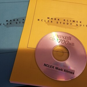 pakiet Notatki z przeglądu NCLEX ze wspólną książką Marka Klimka Blue & Yellow Book zdaj egzamin nclex AUDIO WYKŁAD CD