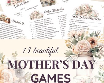 Mother's Day Games | Mother's Day Trivia | Mother's Day Jokes | Mom Match Up | Mother's Day Brunch Games | Who Knows Mom Best |