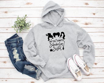 Sudadera con capucha de la Cuarta Hermana Sanderson, Bruja Moderna, Ropa de Halloween para Otoño