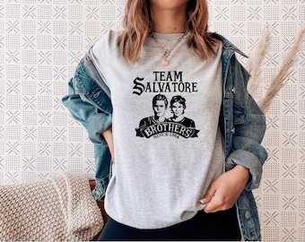 TVD Salvatore Brothers T-Shirt, Comic Con Fan Gift