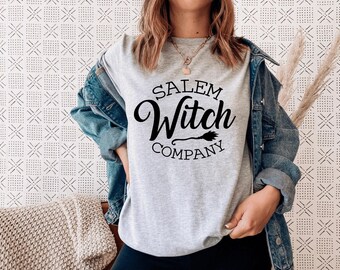 T-shirt Salem Witch Company, moderne heks, Halloween-T-shirt