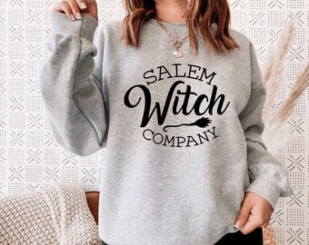 Salem Witch Company Sweatshirt, Halloween Herbst Kleidung