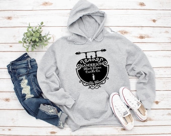 Sanderson Black Flame Candle Co. Halloween-hoody, modern Witch-T-shirt