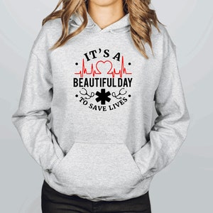 Anatomisch inspiriertes graues Sweatshirt Meredith Gray Mcdreamy