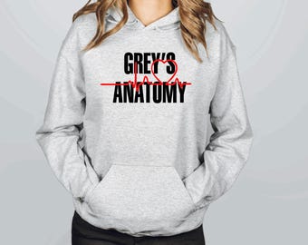 Greys Anatomy Sweatshirt: Meredith Grey Memorial - Grey Sloan Hospital, Cotton Blend, Unisex Fit for Fans Christmas Gift
