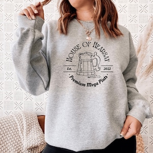 House of hearsay happy hour , hearsay - Home of mega pint - sweater - JD - JOHNNY DEPP
