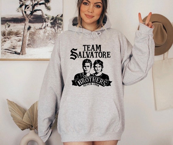 The Vampire Diaries Hoodie Salvatore Brothers Hoodie Comic Con TVD