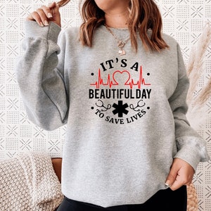 Anatomisch inspiriertes graues Sweatshirt Meredith Gray Mcdreamy