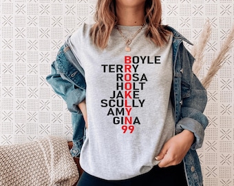 Brooklyn 99 Shirt TV Show T-Shirt, Noice Toight Slogan (Unisex XS-2XL, Cotton, Casual Streetwear) Christmas Gift