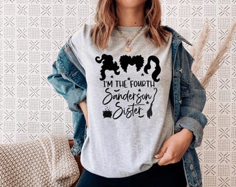 Fourth Sanderson Sister T-Shirt, Modern Witch Tee, Halloween Costume