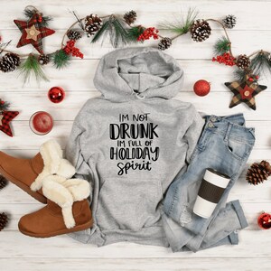 Dronken vakantiegeest Kersttrui sweatshirt t-shirt grappige kerstmiskleverige kersttrui