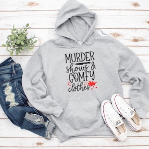 Murder shows comfy clothes  , autumn, halloween, fall clothing , true crime fan , true crime documentary  halloween