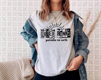 Outer Banks inspired tshirt LICENCE PLATE Outer Banks Pogues for life P4L