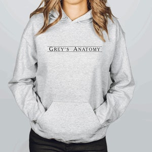 Anatomisch inspiriertes graues Sweatshirt Meredith Gray Mcdreamy