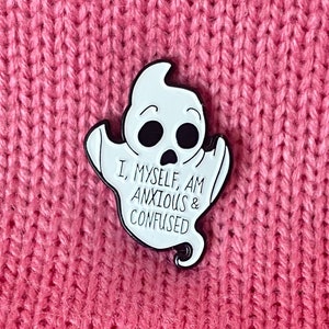 Anxious Ghost Pin | Beetlejuice Soft Enamel