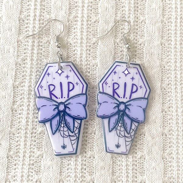 Pastel Goth Earrings Etsy