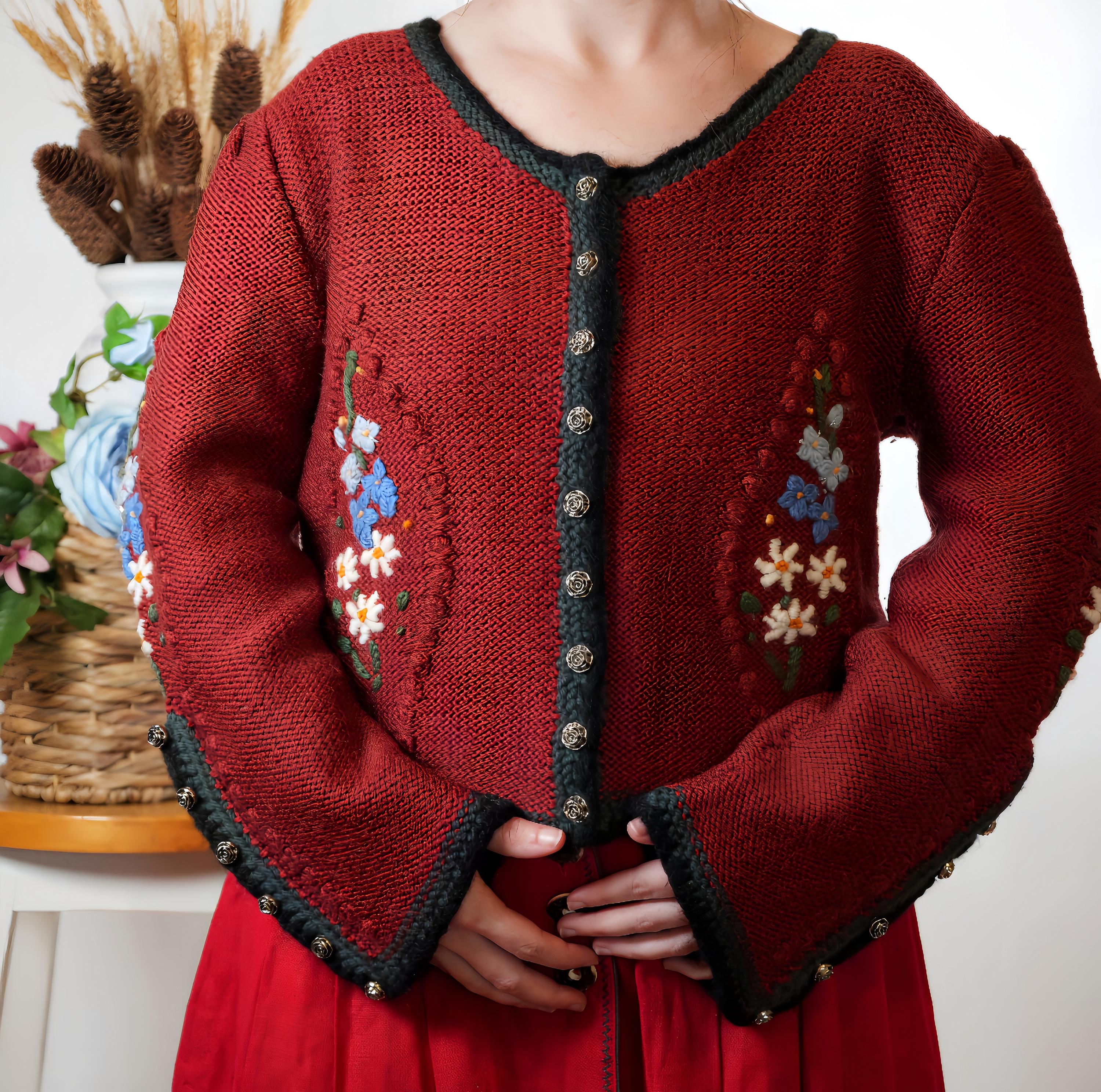 Tyrolean Cardigan - Etsy Tyrolean Cardigan - Etsy