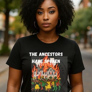 Gli antenati hanno parlato Download digitale PNG e JPEG Design afrocentrico Storia nera Sublimazione Arte stampabile Empowerment