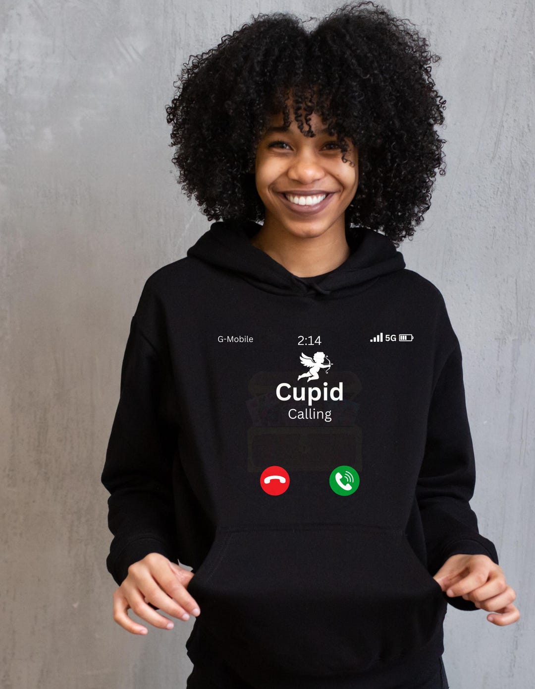 Cupid Calling Valentine SVG, PNG Bundle (digital File) - Etsy